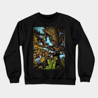 Oak leaves in autumn Crewneck Sweatshirt